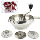 Stainless Steel Manual Grinding Machine Baby Food Vegetable Fruit Jam Potat