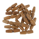 40Pcs Wooden Sewing Horn Toggle Buttons for DIY Scrapbooking Embellishments