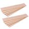 10 Pcs Natural Wooden Square Strips Board Dowel Rods Pouch