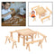 Wood Disassembly Crafts Kits Nut Hand-assembled Tenon Chair Toys Age 3+