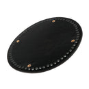 2x Round PU Leather Bag Bottom Cushion Pad for Bags Insert Making 64holes