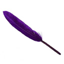 Approx. 50pcs 4-6 Inches Dyed Goose Feather for Decoration Craft---Purple Y2Y6