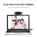 1080P Full HD Web Camera 360 Rotating USB Webcam with Built-in Microphone For PC