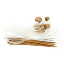Set 12 Sizes Carbonized Bamboo Afghan Tunisian Crochet Hooks 3.0-10.0mm
