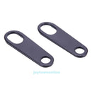 Motorcycle Turn Signal Indicator Light Lamp Holder Shock Brackets (Black)