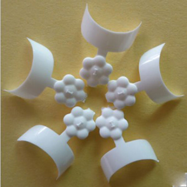 100 Pcs French False Acrylic Nail Art Tips White Decoration Manicure UV Gel Fad`