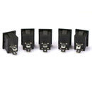 20pcs On/Off Rocker Switch Switches for Cars Motors Water Dispensers Black A