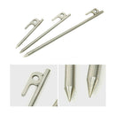 5 Piece Heavy Duty 304 Stainless Steel Camping Awning Tent Stakes Pegs 20cm