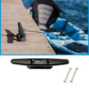 152mm / 6" Marine Black Nylon Cleat Flat Top