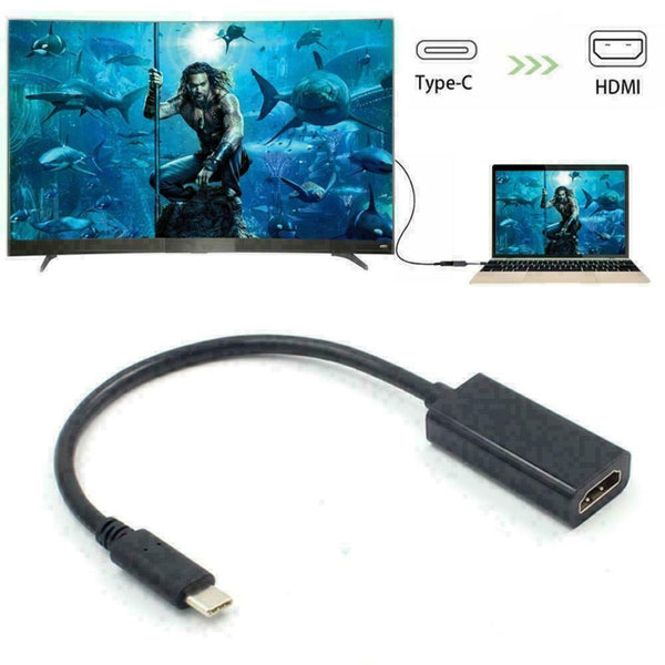 USB C to HDMI Adapter 4K @60Hz Type C 3.1 Male to HDMI Cable Adapter