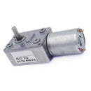 DC 12V Gear Reduction Motor Worm Reversible Torque Turbo Geared Motor JOW