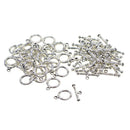 50x Necklace Bracelets Design And Repair Findings OT Toggles Clasp DIY Craft