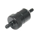 8mm Petrol Gas Fuel Filter Cleaner for Motorcycle Pit Dirt Bike ATV (Black)