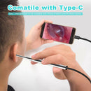 2in1 Mini Endoscope Camera 3.9MM 6 Adjustable LEDs Interface for OTG Android JC_