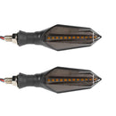 12V Motorbike LED Turn Signal Lamps Yellow Light Dual-color Flashing Lights