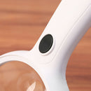 Magnifier,Handheld Magnifier with 14 Led Lights,Dimmable Magnifing Glass fo U4H7