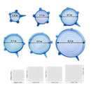 Silicone Stretch Lids And Bowl Covers,The Perfect Combination,Reusable, Dur M6U5