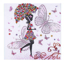5D DIY Special Shaped Diamond Painting Flowers Fairy Cross Stitch Mosaic