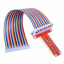 For RPi GPIO Breakout Expansion Board + 20cm FC40 40pin Flat Rainbow Ribbon M9P3