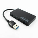 4-Port USB 5Gbps Portable Compact for PC Laptop Notebook Desktop 3.0 Hub VHF