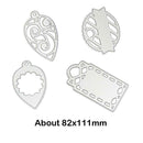 4pcs Metal Cutting Die Stencil Scrapbook Paper Card Craft Embossing DIY