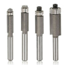 1/4" & 5/16" & 3/8" & 1/2" Bearing Diameter Flush Trim Pattern Router Bit