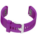 Replacement Silicon Wristband Strap & Clasp For Garmin Fenix 5s Watch Purple