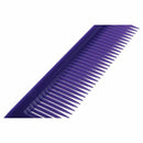 Metal Blade Razor Plastic Hair Comb Cutter Trimmer Purple