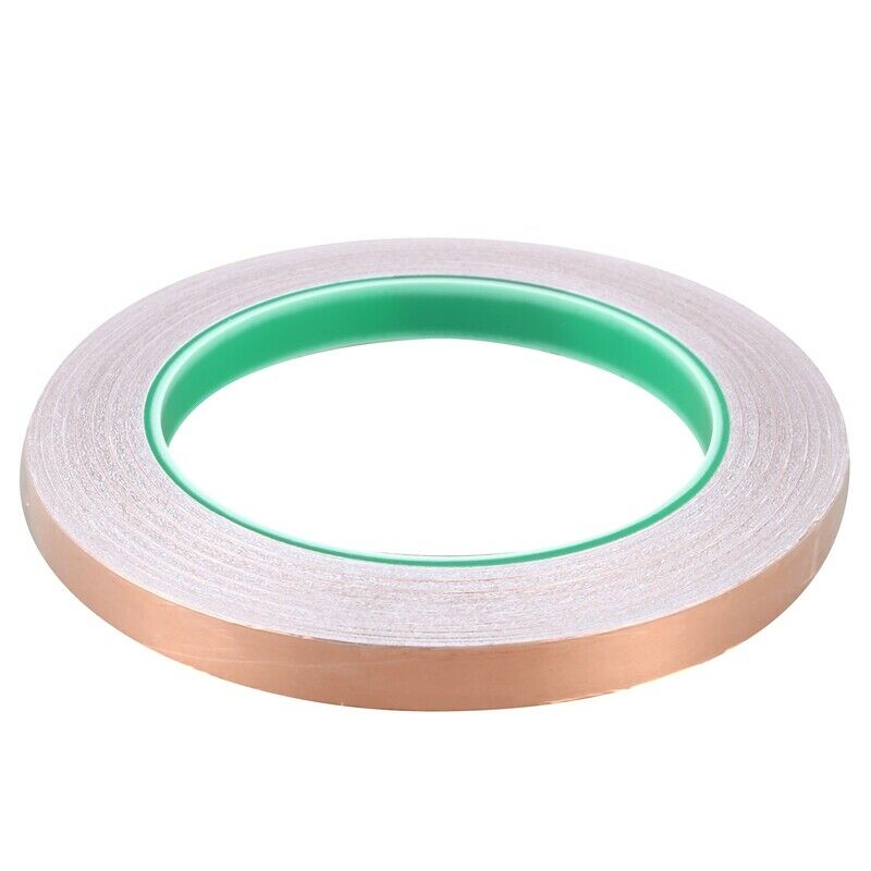 10mm x 25m Two Side Adhesive Copper Foil Tape for EMI Shielding
