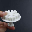 3pcs Snowflake Plunger Cutter Mold Sugarcraft Fondant Cake Decorating Tool  g JR