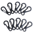 10PCS Mini Carabiner Clip Snap Spring Clasp Hook Keyring Camping Tool BX
