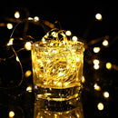 1m 10LED String Light Copper Fairy Lights Garland Lamp Bedroom Decoration A