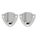 2pcs Wire Cable Vent Cover, Stainless Steel Clamshell Clam Shell Vent Ventilator