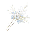 Women Hairpin Wedding Bridal Opal Crysta Hairpins Handmade Hair Jewelry N%PJ Gw