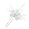 Women Hairpin Wedding Bridal Opal Crysta Hairpins Handmade Hair Jewelry N%PJ Gw