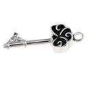 Secret Key Pet Ashes Urn Pendant Memorial Cremains Jewelry Keepsake Gifts