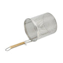 Colander Ladle Pasta Soup Hot Pot Stainless Steel BBQ 12cm Deep Basket