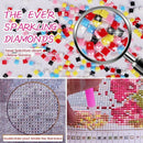 Diy 5D Diamond Painting By Number Kits, Crystal Rhinestone Embroidery Paint