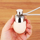 1 Pcs Stainless Steel Boiled Egg Topper Scissors Shell Top Cutter Opener Tool