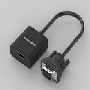 VGA Male to HDMI Female 1080P Video Cord Converter Adapter Cable for HDTV