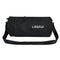 Women Barrel-Shaped Sports Gym Shoulder Bag Waterproof Nylon Bags (Black)