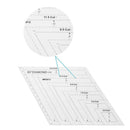 Acrylic Patchwork Craft Quilting Ruler Cutting Rulers DIY Sewing Tool (5pcs A
