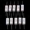 10Pcs 5W 10 Ohm 10Ohm Ceramic Power Resistors 5 Watt