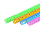 Creative Three Edged Ruler Triangular Scale Clear Crystal Measuring Ruler Too BX