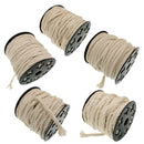 60 Meters Natural Cotton Twisted Cord Rope Sash Craft Macrame Artisan String