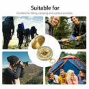 Brass Pocket Compass Watch Style Military Army Camping Hiking Outdoor Keychain~