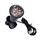 Flexible Super Bright 3 LED Clip On Spot USB Light Lamp For Laptop PC Noteboo~OA