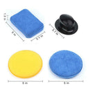 13Pcs Blue Microfiber Foam Soft Pads Waxing Buffing Polishing Foam Cleaning Pads