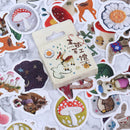 46Pc Stationery Stickers Pack Posted Planner Scrapbooking Memo Stickers Suppl BX