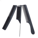 3pcs/Set Anti-Static Carbon Comb Professional Beauty Salon Styling Comb A